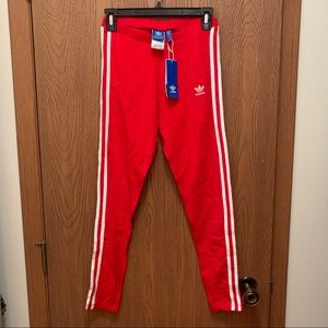 Red Adidas Leggings